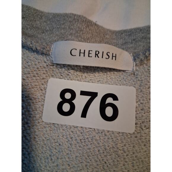 Cherish Grungecore Women's size Medium Distressed Sweatshirt Gorpcore Academia - Picture 9 of 11